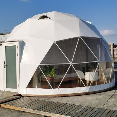 Full Roof Printing 4 Season Geodesic Tent Event Dome Tent Wind Resistance