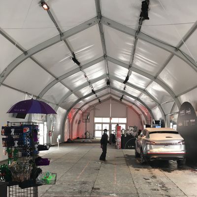 Architectural TFS Curved Roof Marquee Fire Retardant PVC Marquee Tent