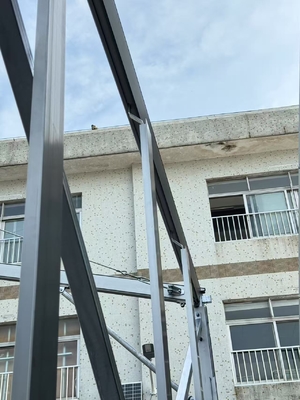 Tent Frame Structure Fire Retardant and Main Profile 166 X 88 X 3mm 2-channel for Your Requirements