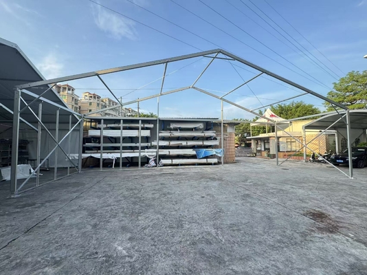 Tent Frame Structure Fire Retardant and Main Profile 166 X 88 X 3mm 2-channel for Your Requirements