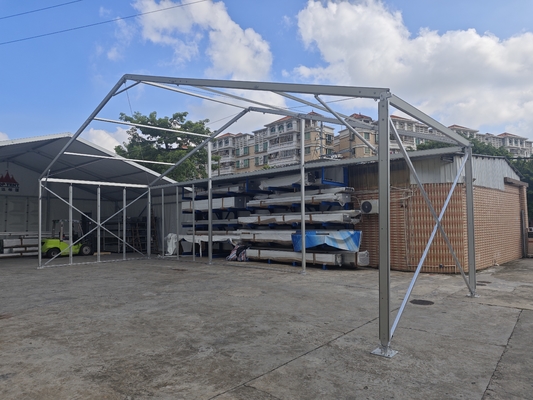 Tent Frame Structure Fire Retardant and Main Profile 166 X 88 X 3mm 2-channel for Your Requirements