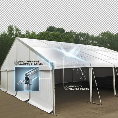 Heavy Duty Large Marquee Tent 10x20M Waterproof PVC Outdoor Event Party Wedding Canopy Aluminum Alloy Frame Structure