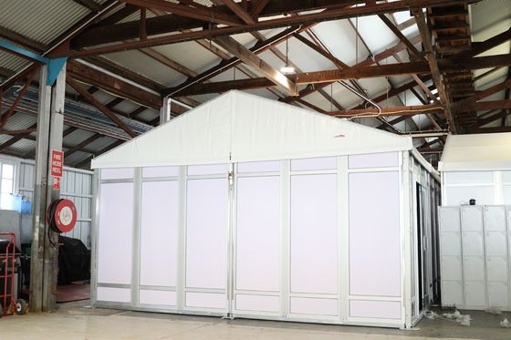 頑丈な大型工業倉庫テント 透明なスパンデザインの仮設