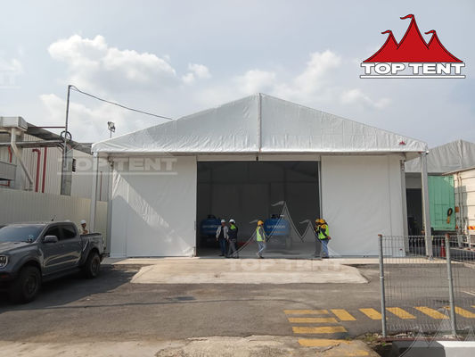 クリアスペン重用屋外収納テント 厳しい環境下で長期使用