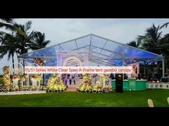 FS/S1 Series White Clear Span A-Frame tent gazebo canopy 